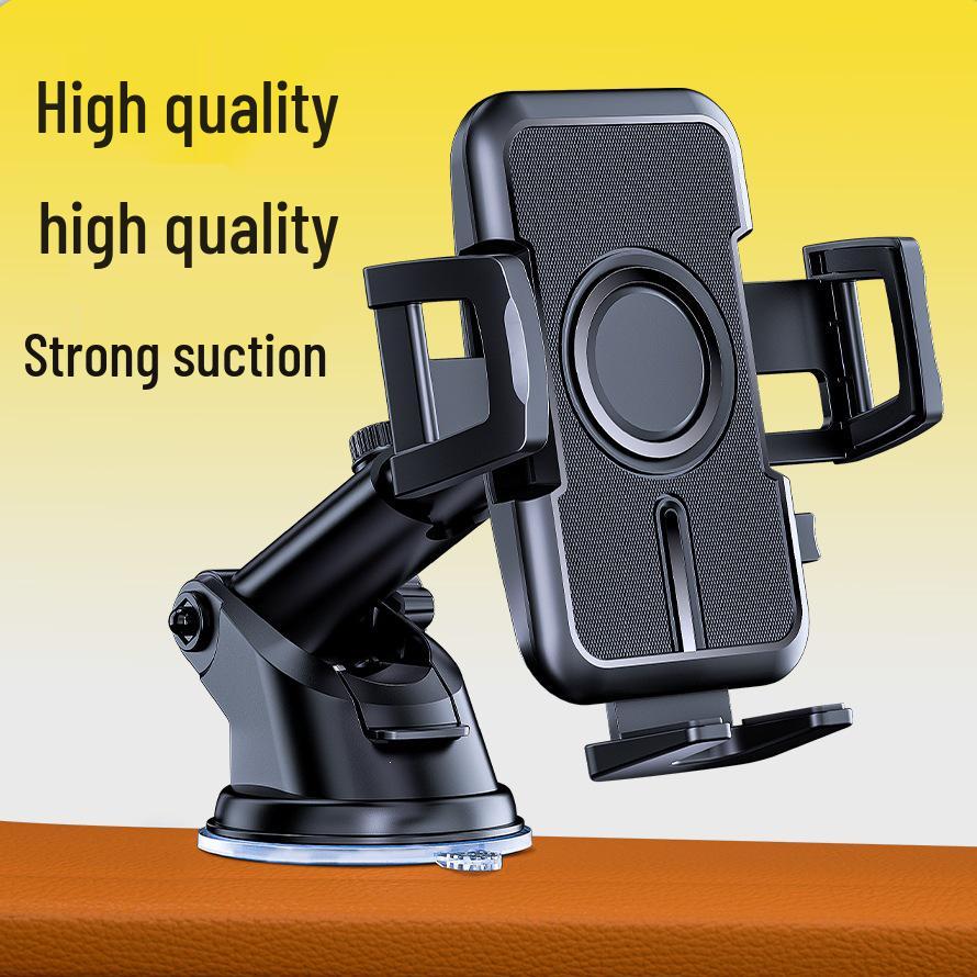 Telescopic Car Phone Holder with Suction Cup & Air Vent Mount