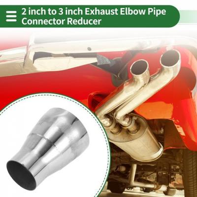 Mandrel Exhaust Pipe Adapter Concentric Reducer 2" OD To 3" OD 4" Length New