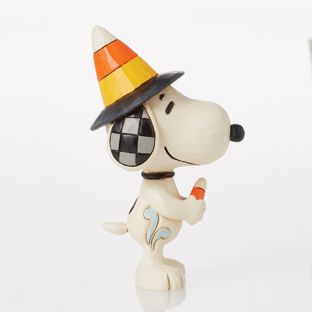 JIM SHORE Snoopy Candy Corn Hat Mini 6016582 <Halloween>