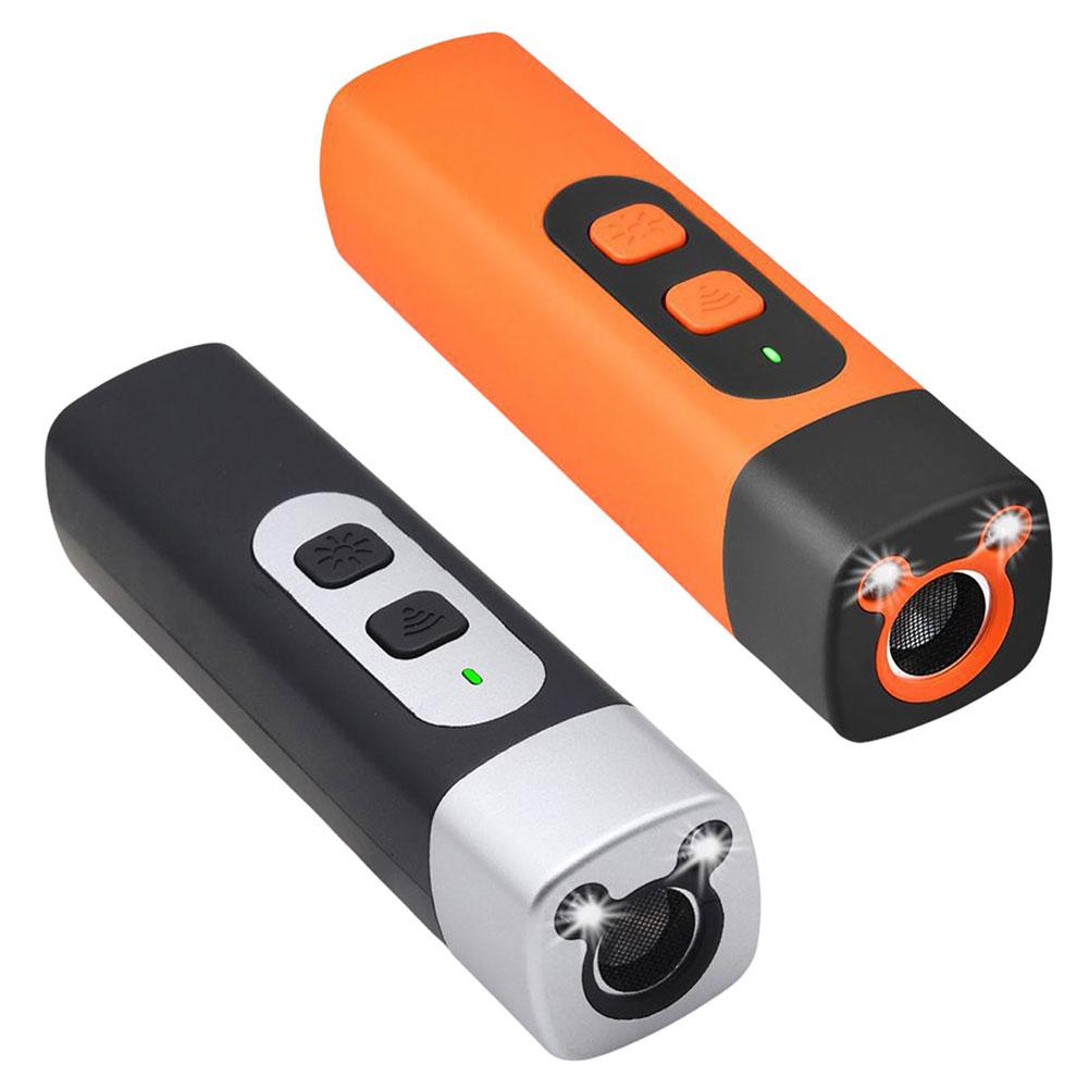 Ultrasonic Dog Repeller with LED Flashlight Dog Bark Deterrent Device Anti Barking Device Dog Training Device Safe for Dogs