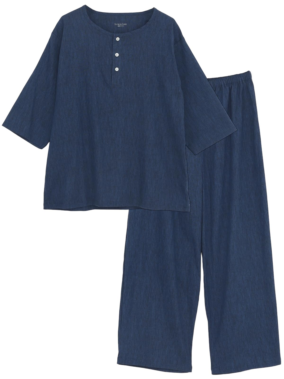 

Suimin Care Японская пижама для Такашима Половина LL Темно-синий Открытый [Kaitac Family] Мужчины, Чидзими, 100% Хлопок, Открытый, Однотонный, Синий, Темно-синий, Весна, Лето,