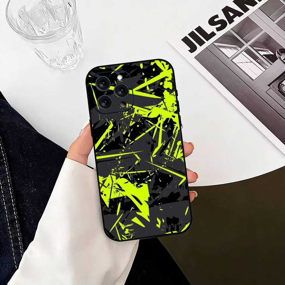 

G-Graffiti Art Cool Thing Phone Case For iPhone 17,16,15,14,13,12,11 Plus,Pro Max,XS,Soft Silicone Black Cover iPhone16se4