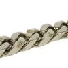 Used 12564 Collier LV Chain Links M69987 7984 LV Logo Flower Curb Chain Monogram Metal Silver Men's from Japan AUTHENTIC