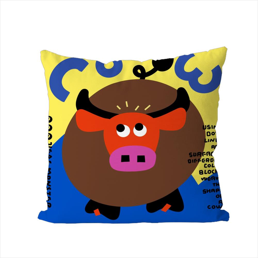 

Chinese Zodiac Print Pillow Case For Car Sofa Decorative Home Doublesided Print Plush Square Throw Pillow Cushion Cover 30x30cm