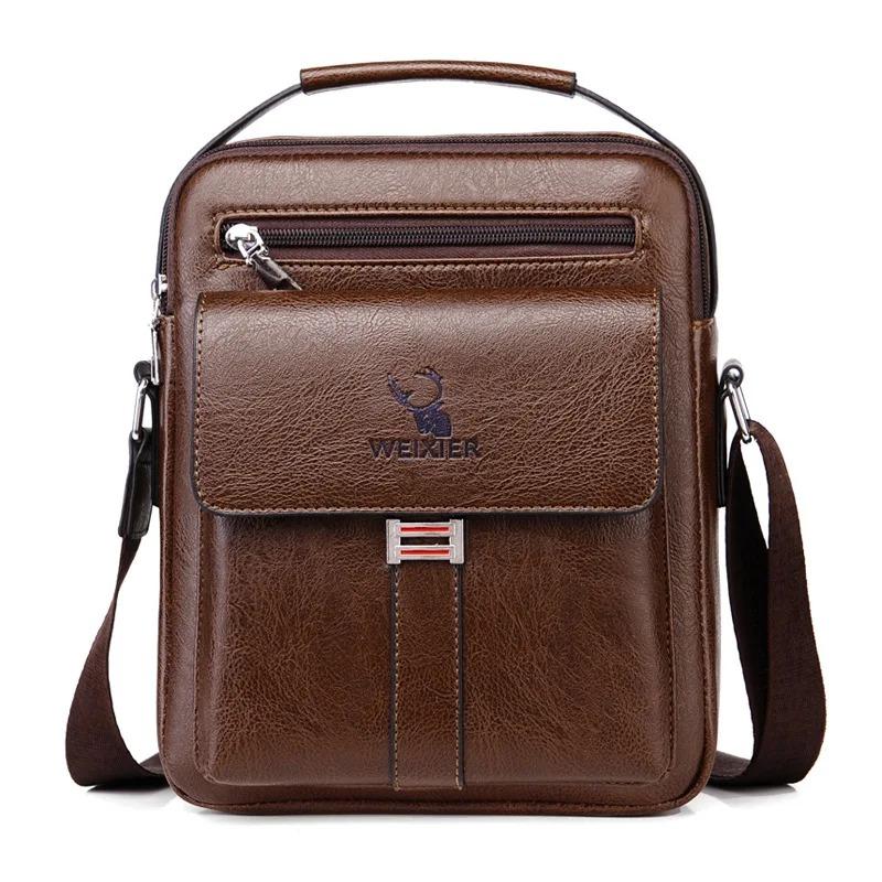 Men's Shoulder Bag with Large Capacity, Waterproof and Wear-resistant