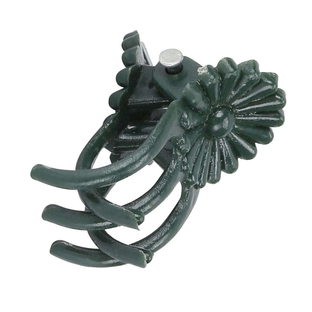 200Pcs Flower Shaped Plant Clip Orchid Stems Fixing Support Clips Garden Tool AccessoriesGreen
