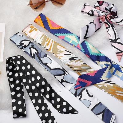 Benutzerdefinierter Seidenschal: Personalisiert vom Bild, Vielseitiges Design als schmaler langer Schal, Halstuch, Gürtel, Band, Taschenschleife, Haarband oder diagonaler Schal
