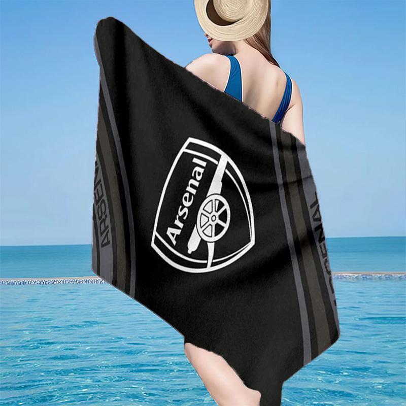 Arsenal Football Club Wappen Mikrofaser Strandtuch, Leicht Und Schnelltrocknend, für Sommerreisen, Strand-Essential, Schwimmbad 70cmx140cm(27x55inch)