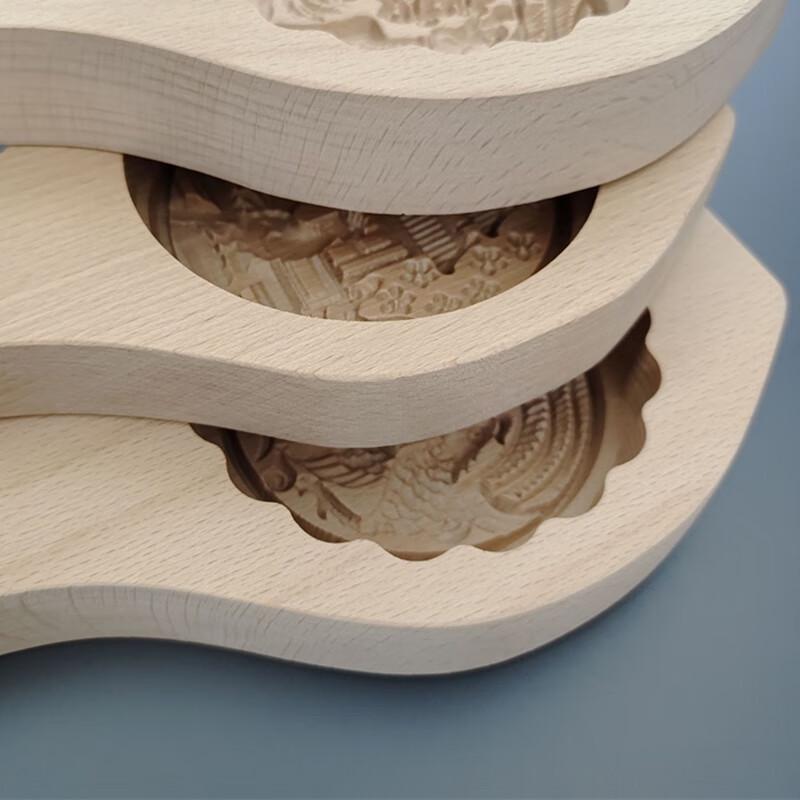 Mid-Autumn Festival Wooden Mooncake & Pastry Mold