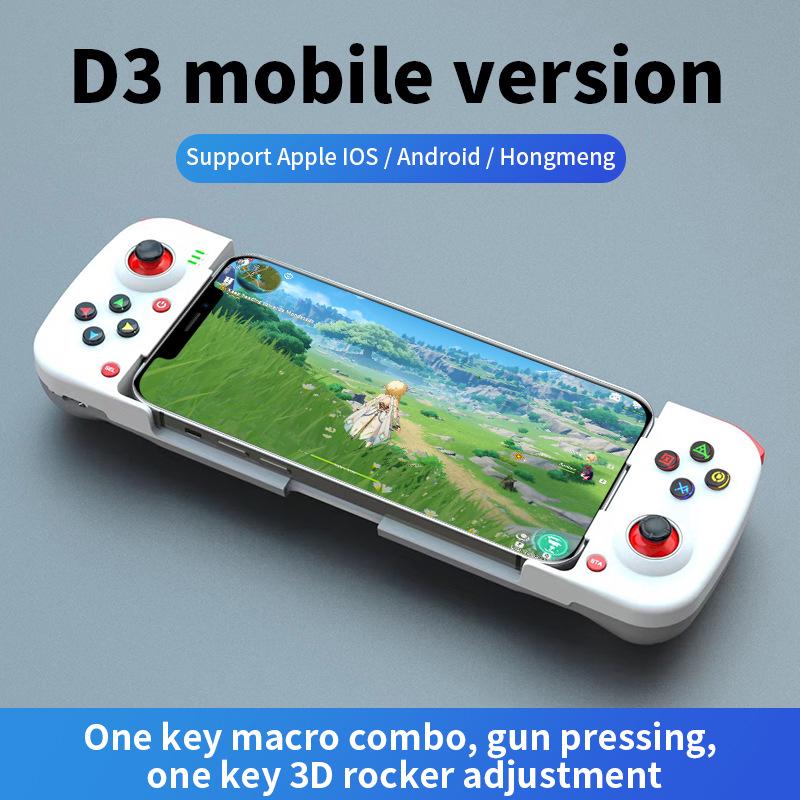D3 Stretch Bluetooth 5.0 Wireless Game Controller for Android & iOS with MFI Direct Connection