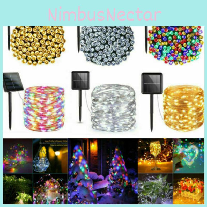 Bright And Energy-efficient Solar Fairy Lights For Outdoor Parties