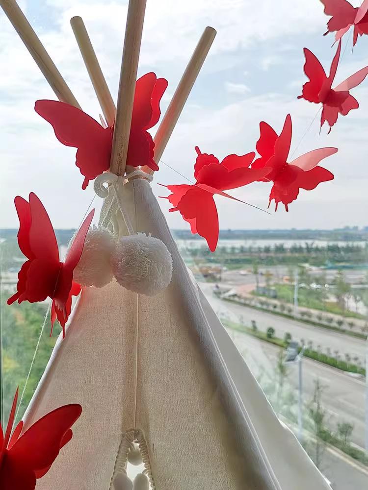 Colorful 3D Butterfly Paper Flower Decor for Parties and Events