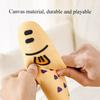 Eco-Friendly Linen Catnip Fish Chew Toy Boredom Buster Cartoon Style Pet Toy
