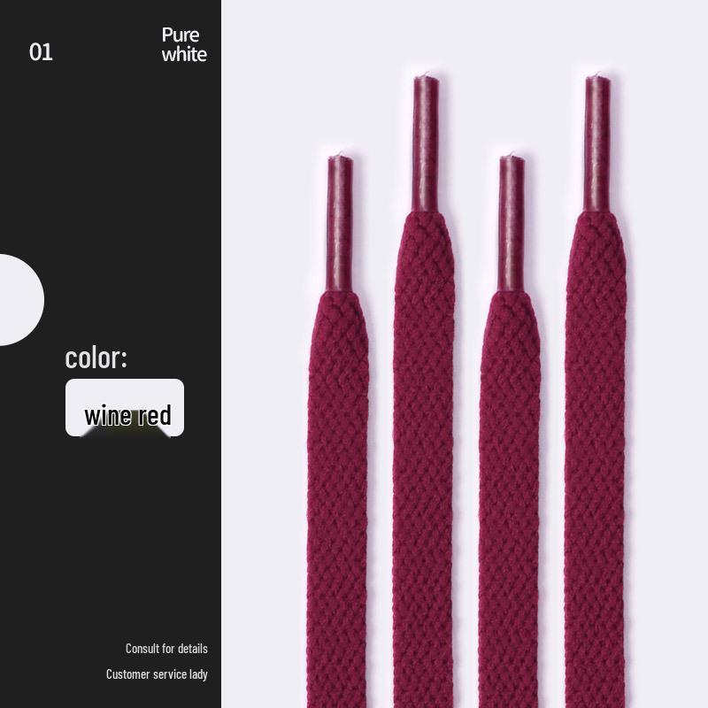 Customizable Black & White Flat Shoelaces for Air Force 1 and AJ1 Sneakers