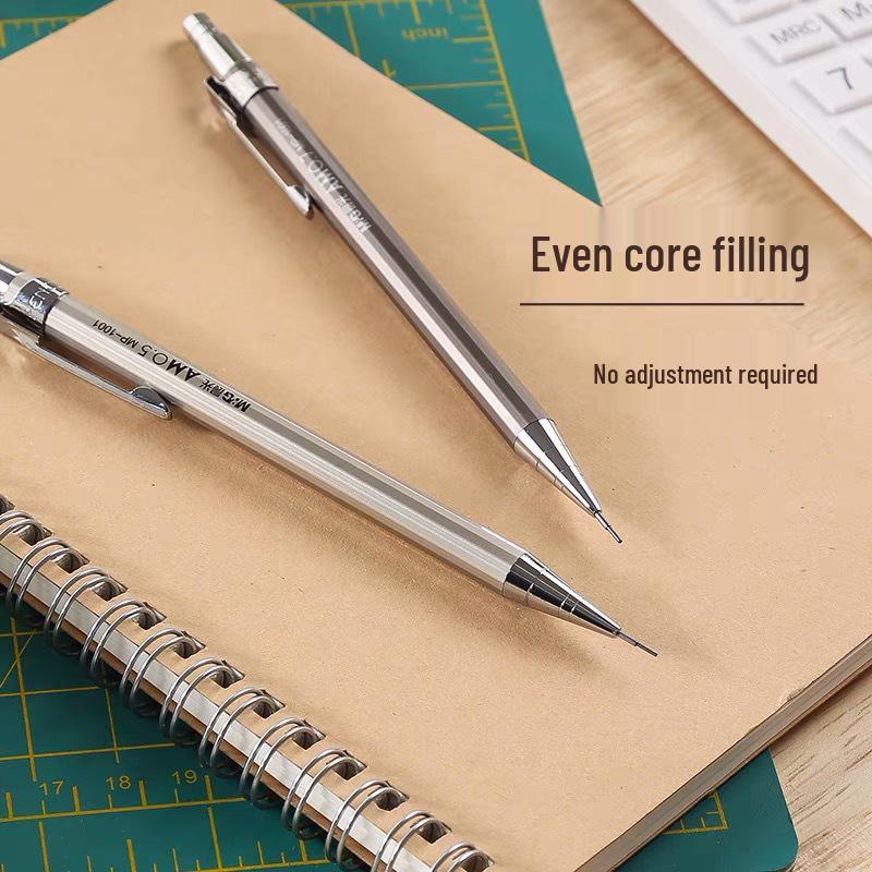 Chen&Guang MP1001 Mechanical Pencil 0.5mm/0.7mm Weighted Metal Drafting Pencil for Students