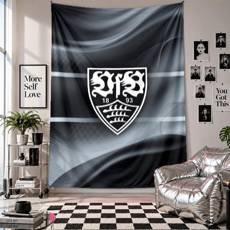 VfB Stuttgart Wall Tapestry Home Decor Wall Hanging Cloth for Bedroom Living Room Background
