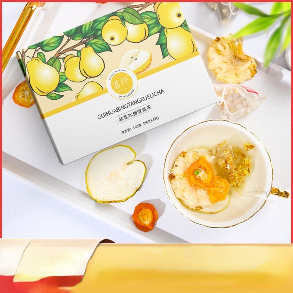 

Osmanthus Rock Sugar Snow Pear Herbal Tea 100g CIFbuy Wellness Flower Tea 5 Bags x 20g