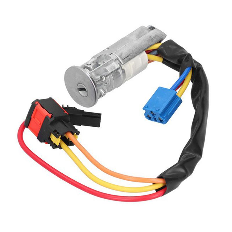 Artudatech Ignition Lock Starter Switch with 2 Keys For Peugeot 206 Citroen Picasso Car Accessories