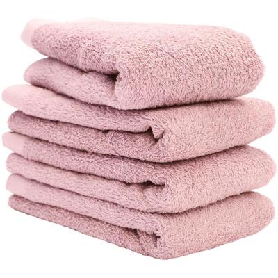 Hiorie Made In Japan Face Antibacterial and Set of Moss Instant Indoor Drying (Hiorie) Towels, Odor-Resistant, Hotel-Style Towels, 4, Pink,