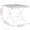 VidaXL Table pliable noir 45x35x32 cm résine tressée, table pliable, table, meuble de terrasse, meuble de jardin, meuble 362251