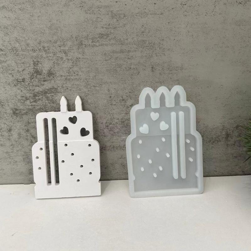 Cake/Bird Candlestick Silicone Mold Candle Base Mould Decorative Candle Holder Mold Ornament Home Decorations Mould