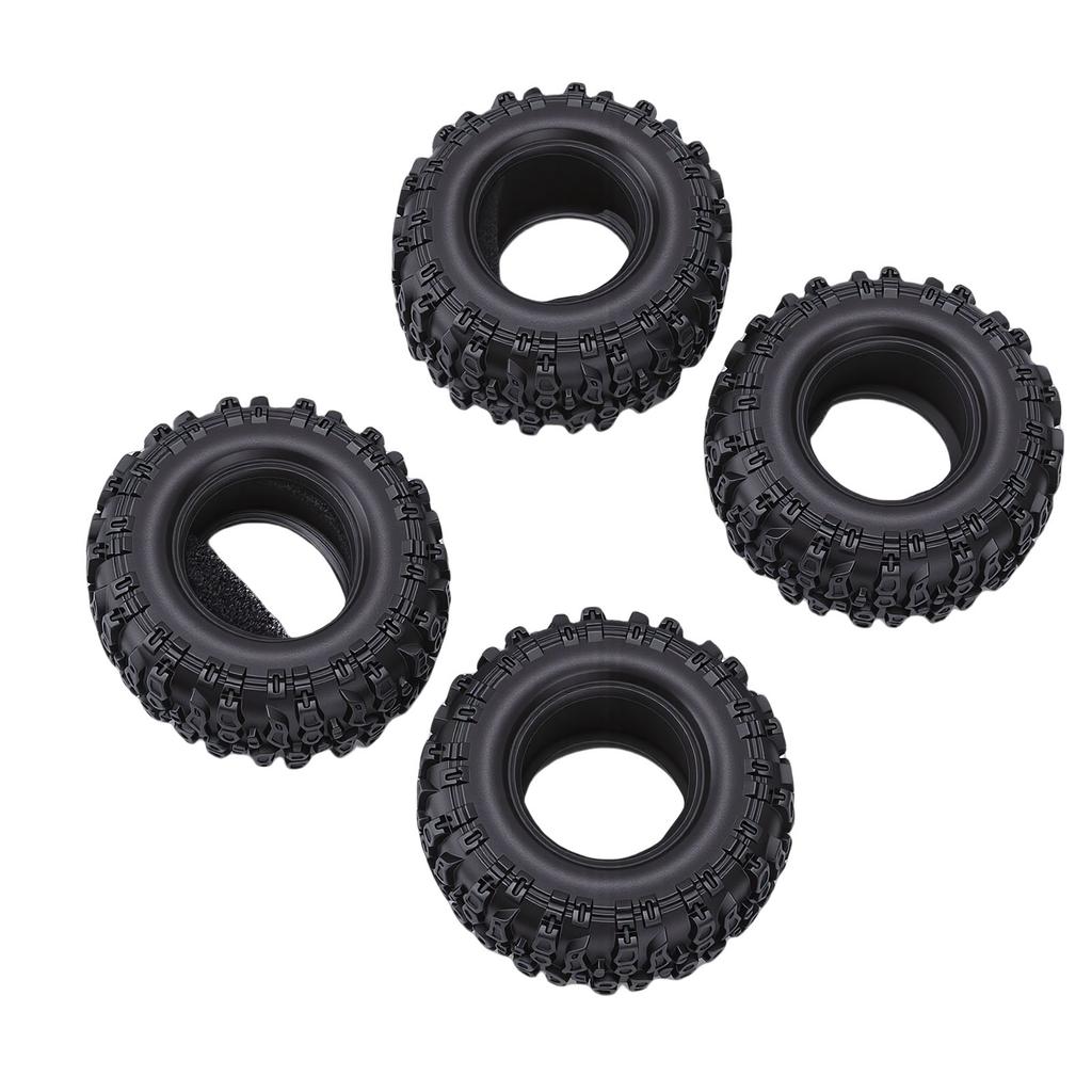4 PCS 0.7in Tires Replacement for 1Celsius30 Cars High Grip Rubber Foam RC Crawler Tires Upgrade Parts