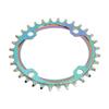 Mountain Bike Chainring Aluminium Alloy 32T Single Speed Oval Bike Positive Negative Tooth Disc Chain Wheel Chainring