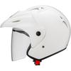 Marushin Jet Motorcycle Pearl One Size Fits Most M-380 Helmet, White, (57-60cm)