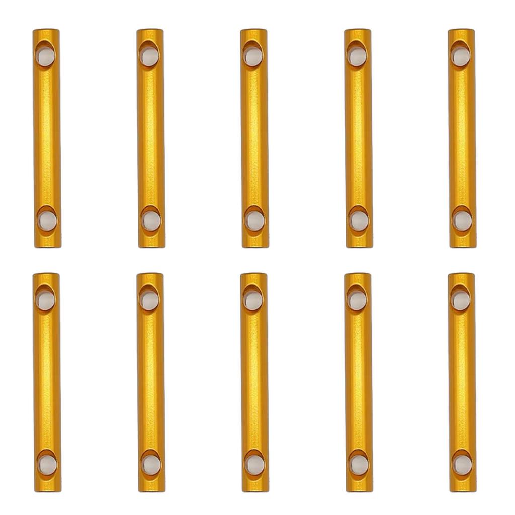 10Pcs Aluminum Alloy Tent Tensioners Two Holes Guyline Cord Adjuster Replacement Tent Rope Adjusters Easy To Use