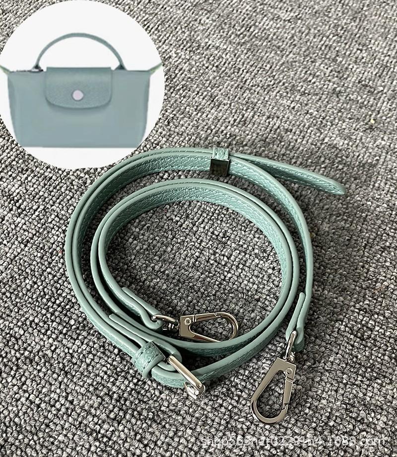 First Layer Cowhide Longxiang Mini Non-destructive Modification Dumpling Shoulder Strap Crossbody Bag Accessories Punching DIY