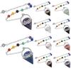 Natural Crystal Seven Chakra Colors Pendulum Pendant for Jewelry, Yoga, Handbags, Clothing, and Decor