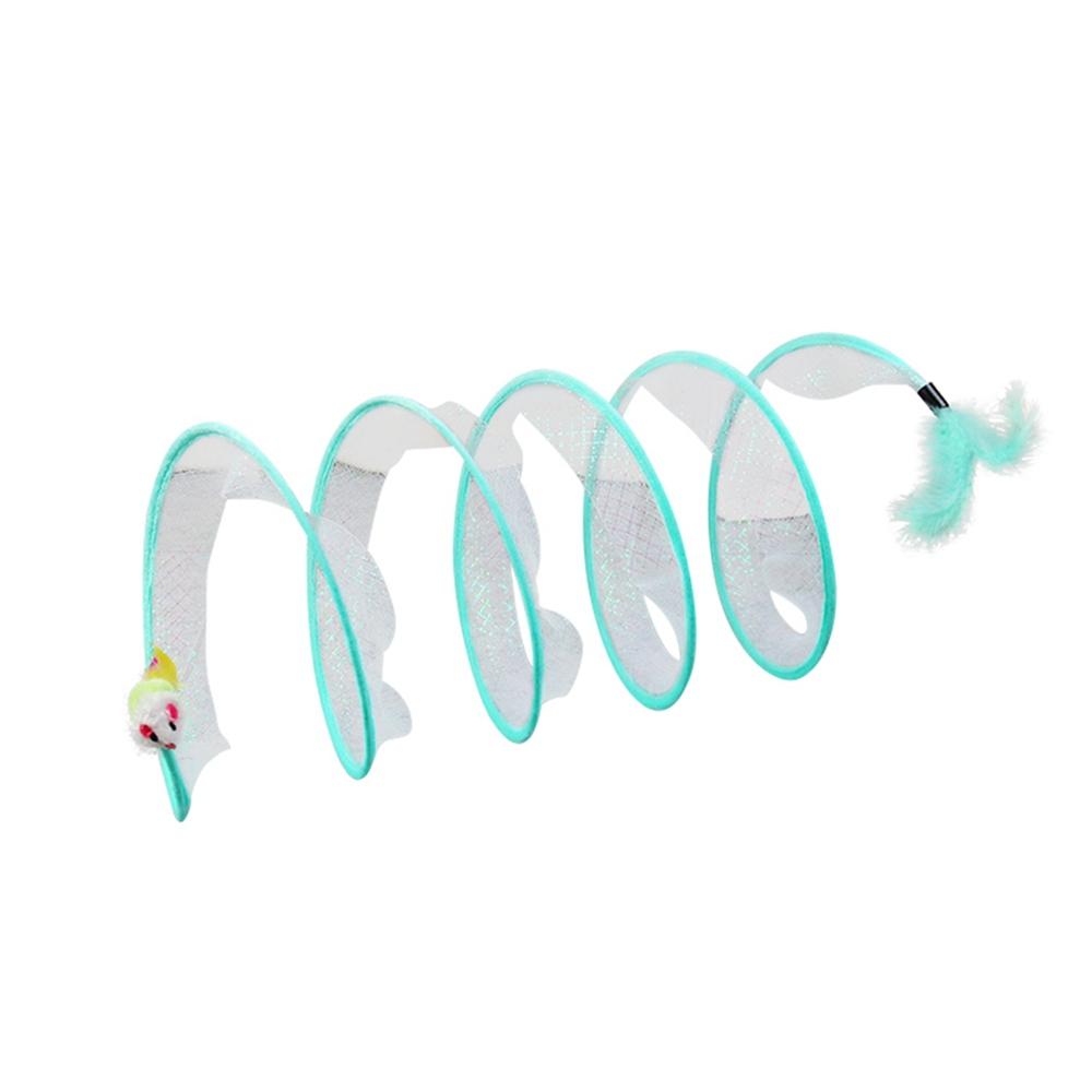 

Интерактивные игрушки для кошек в форме пружинного туннеля Забавные игрушки для кошек