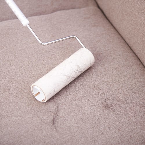 ADHES Carpet Cleaner, Sticky Roller, with Short Handle, Spare Tape, 16cm Wide X 70 Rolls, Universal Fit (Includes 6 Rolls of Spare Tape)