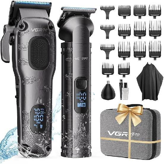 Hair Clippers for Men Professional, Cordless Hair Clippers for Hair Cutting, Mens Clippers and Trimmers Set, Electric Hair Trimmer for Men with