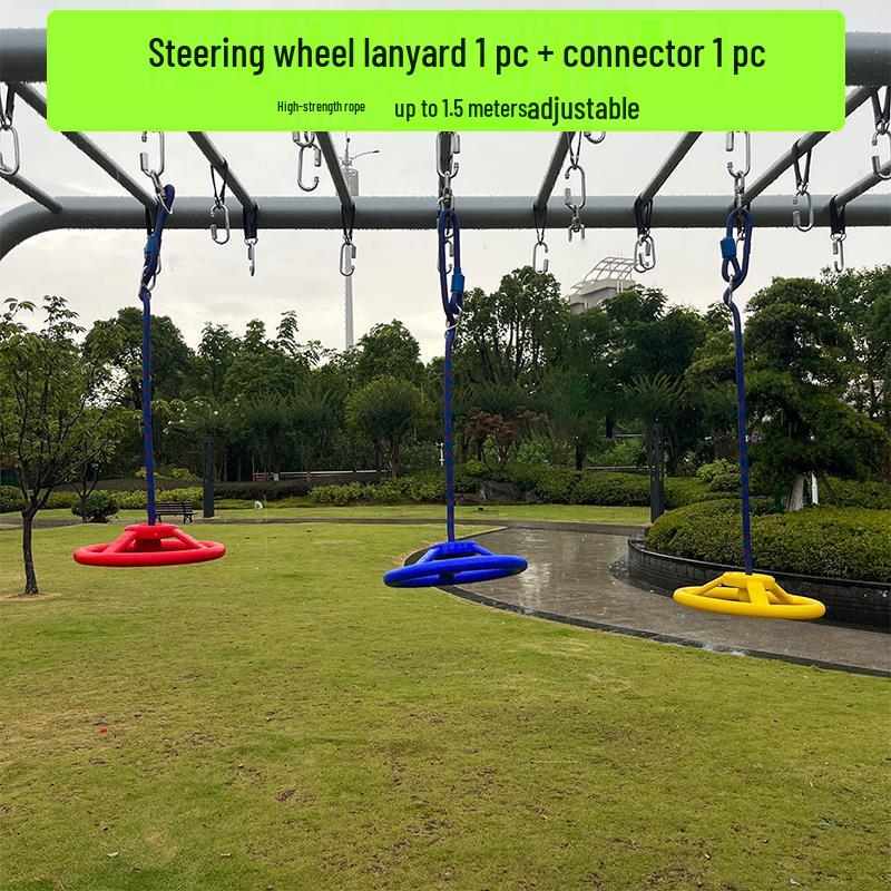 Children's Indoor/Outdoor Climbing and Swing Training Set with Rope Ladder