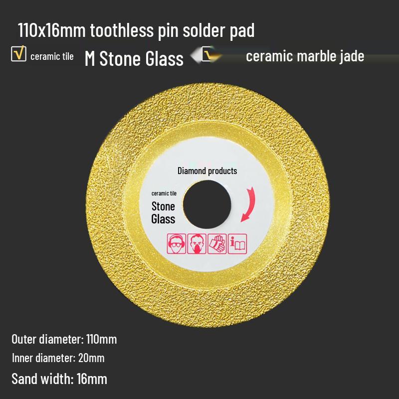 Diamond Angle Grinder Disc for Trimming, Chamfering, Cutting, and Polishing Tiles