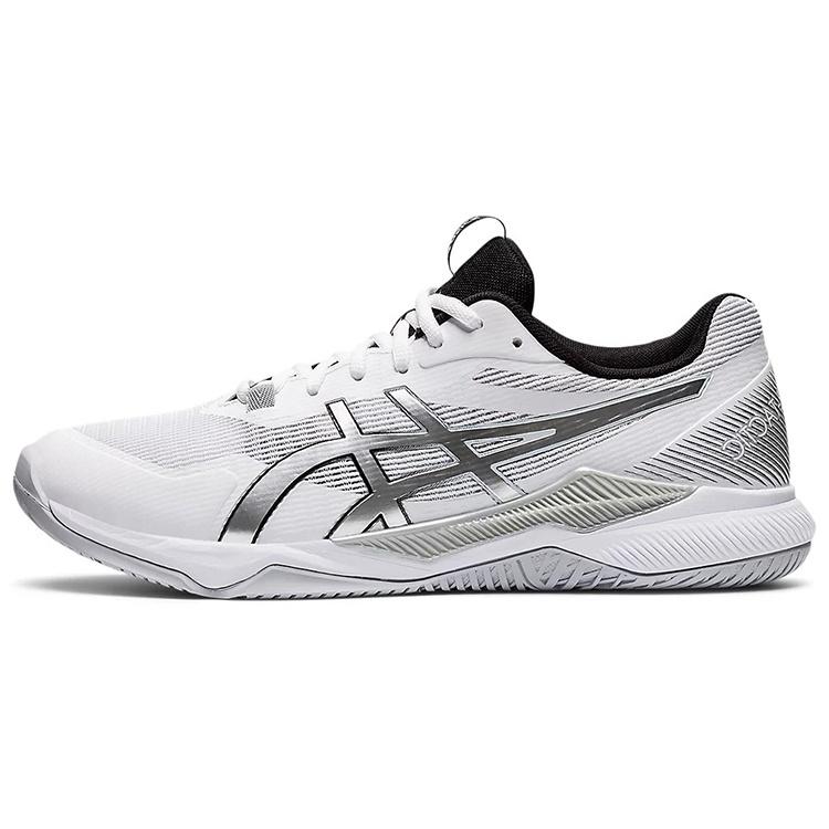 ASICS Gel Tactic Wide White Pure Silver Men s 1073A050-100 EU 40.5