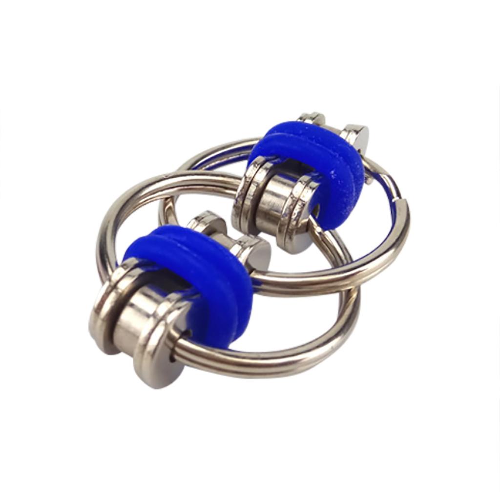 Decompression Chain Vent Unzip Chain Bicycle Chain Metal Keychain Toy