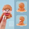4cm Desktop-Ornament Niedliche Figur Schreibtischzubehör Auto-Innenraumdekoration Monkiki-Puppe Gastgeschenke