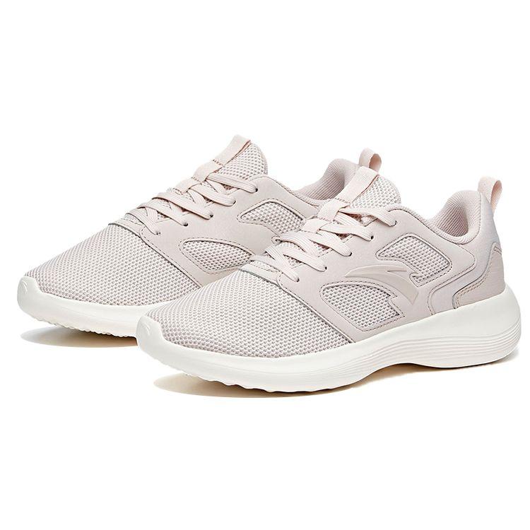 Anta Comfortable Low-Top Running Shoes Women Sneaker Lotus-Gray 122017713-3
