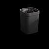 Creative Press-Ring Flip-Top Trash Can