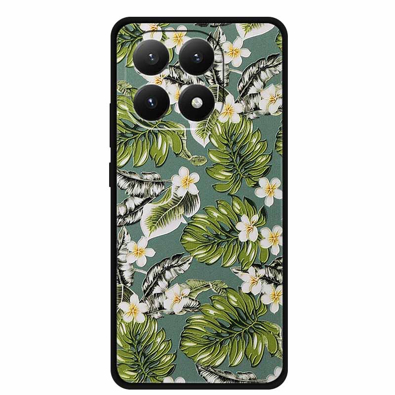 3D TPU Case For Xiaomi 15T 15 T 5G Relief Flowers Coque Embossed Blossoms Funda Silicone Soft Back Phone Cover For Xiaomi15T