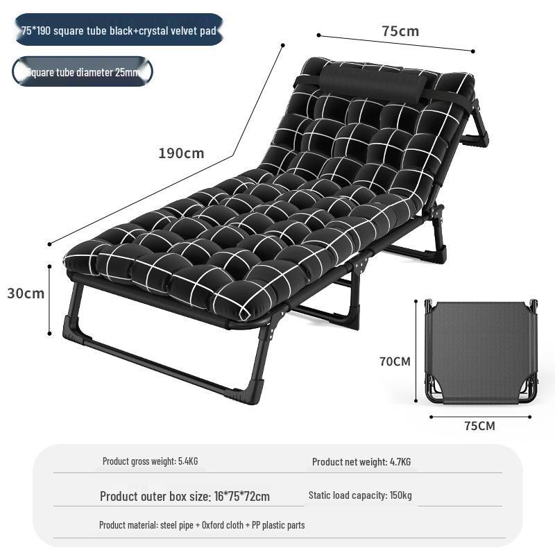 Portable Multifunctional Foldable Nap Bed for Office, Home, and Camping