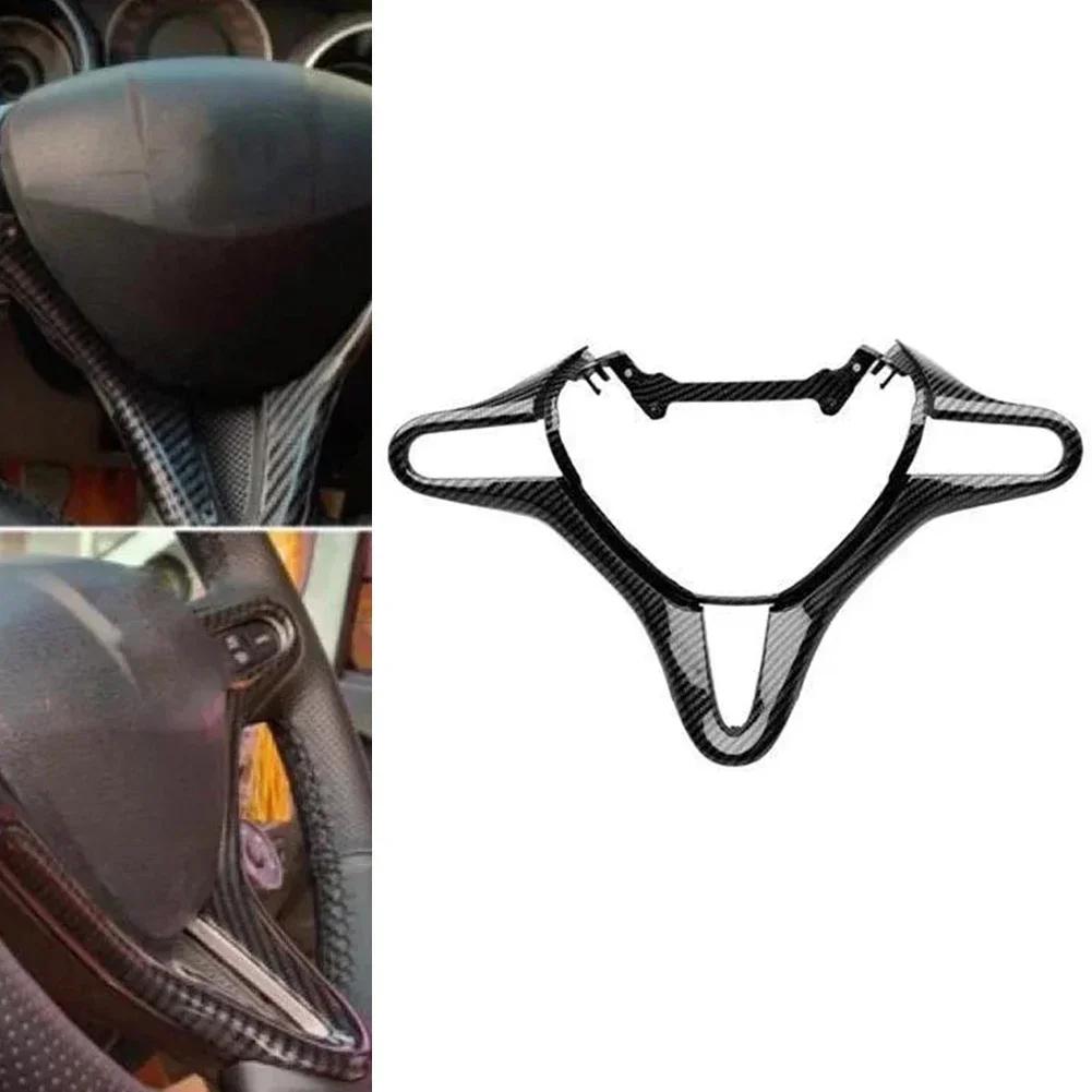 1 buc ABS fibră de carbon volan capac panou Trim pentru Honda Civic 2006 2007-2011 piese accesorii