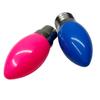 2W Candle Shape Light Bulb E27 Screw Base Lamp B22 110V/220V Colorful Atmosphere Lamp for Party Birthday Dating Decoration