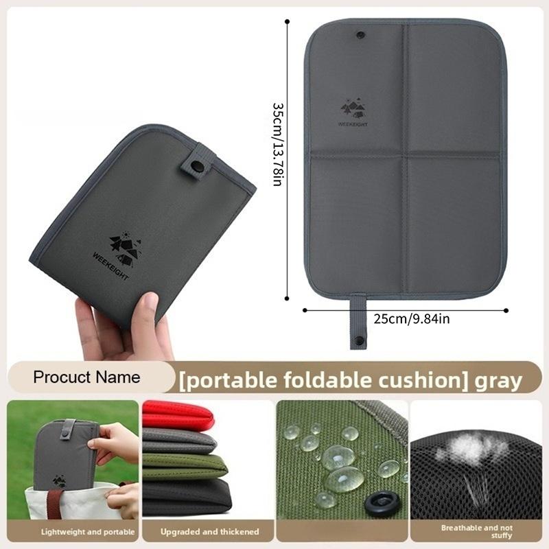 Foldable Outdoor Sitting Pad Beach Cushion Portable Hiking Camping Sitting Pad for Travel Lightweight Mat Foam Sitting Pad