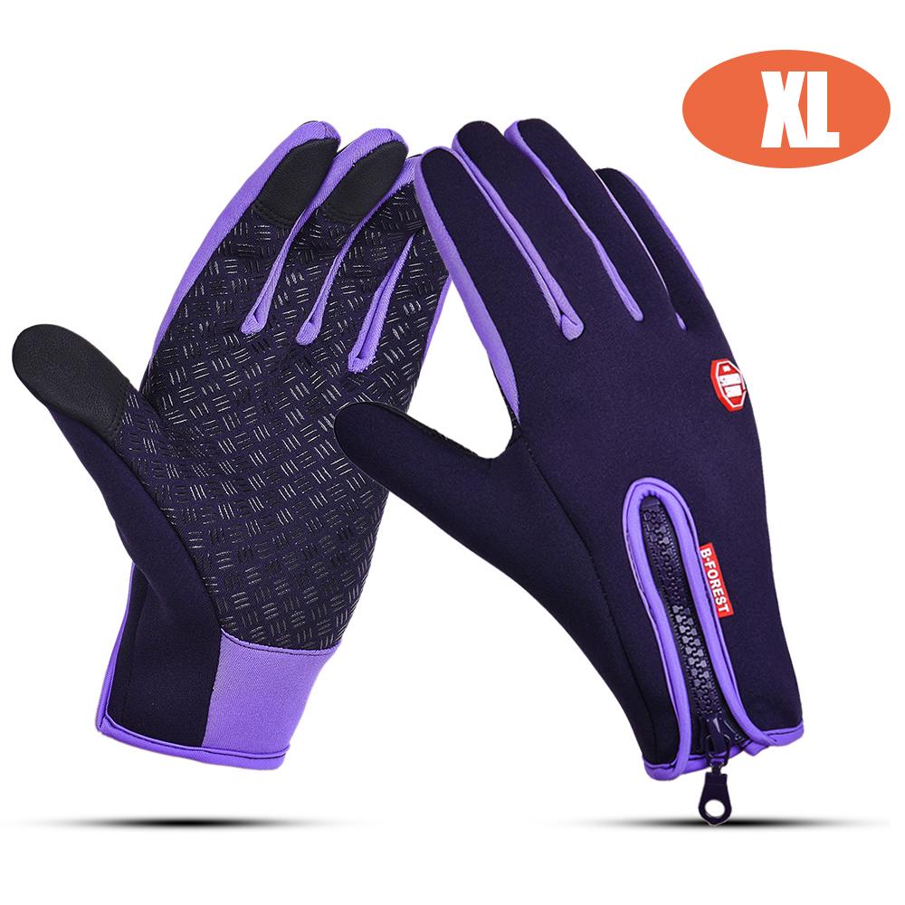 Kyncilor Glove Outdoor Winter Warm Sklisikker berøringsskjermhansker for sportssykkelkjøring