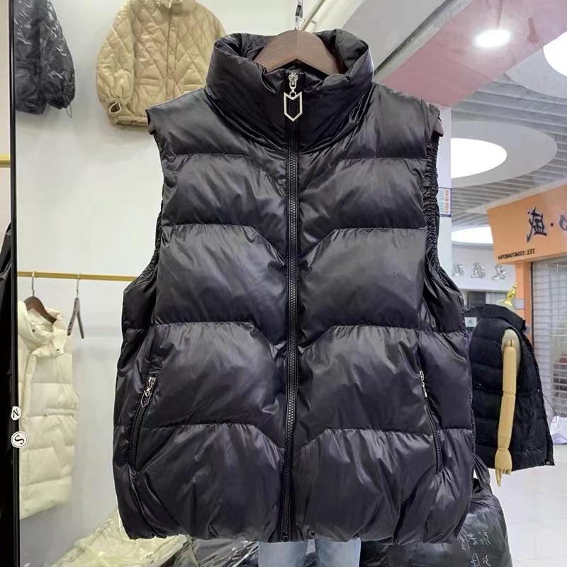 Down jacket, vest jacket, women's warm vest, versatile and light