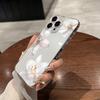 Transparent White Peach Flower Phone Case For iPhone 17 16 16E 15 14 13 12 11 Pro Max X XR XS Max 7 8 Plus 17 Air Soft Cover