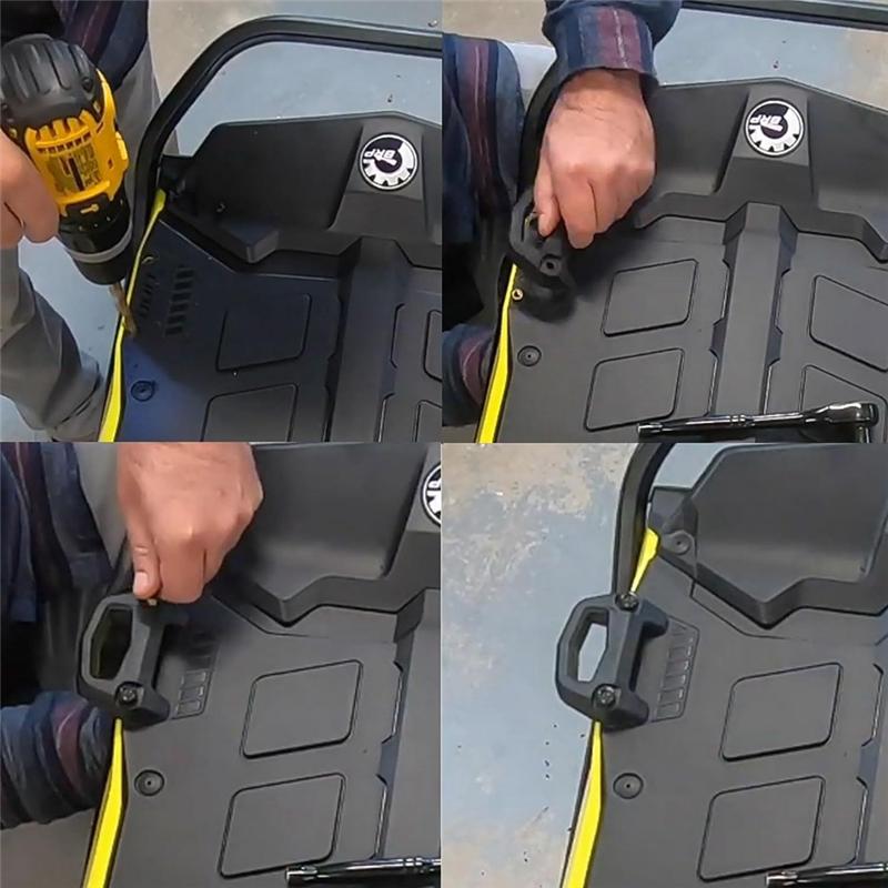 Базовый комплект багажника на крышу для автомобиля Ski Doo LINQ CARGO 860201806 Аксессуары для экстерьера автомобиля Сиденье для снегохода Подлокотник Запасные части чёрный